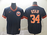 Astros 34 Nolan Ryan Navy Throwback Jersey (1),baseball caps,new era cap wholesale,wholesale hats